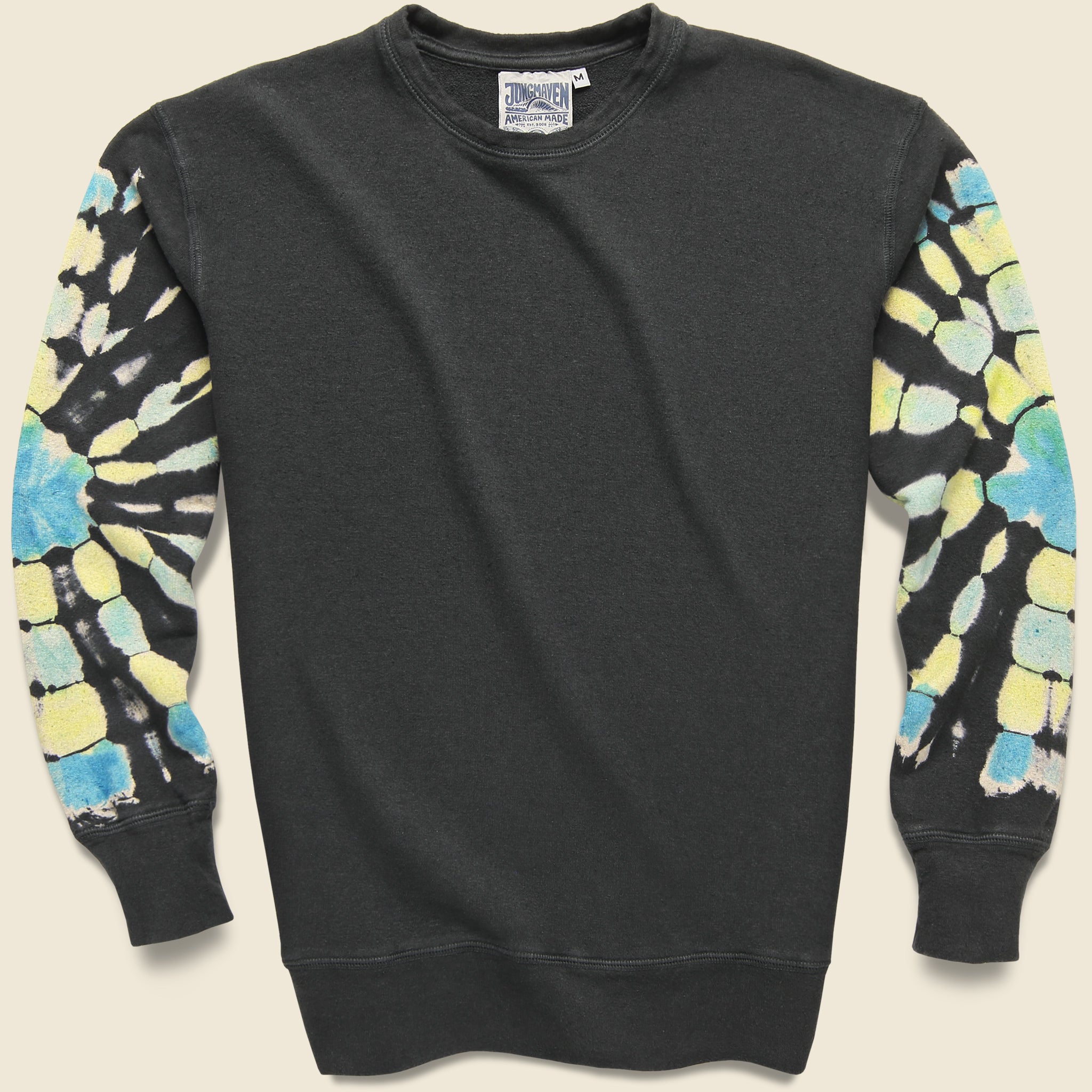 Alpine Raglan Sweatshirt - Stained Glass Tie Dye - Jungmaven - STAG Provisions - Tops - Fleece / Sweatshirt