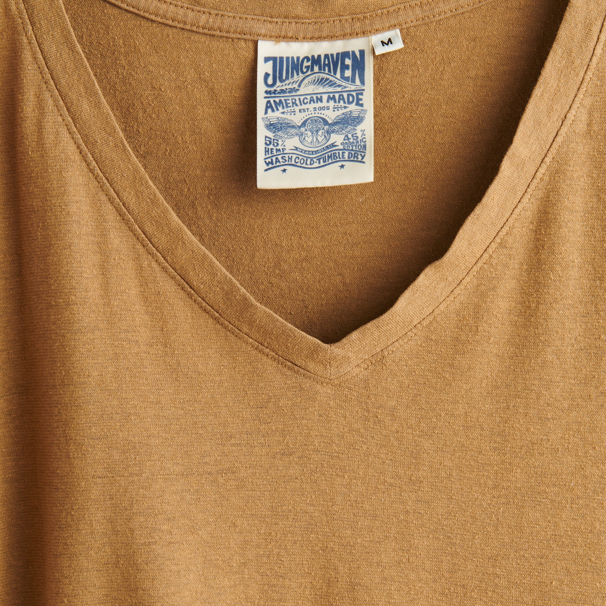 
                          Paige V-Neck - Coyote - Jungmaven - STAG Provisions - W - Tops - S/S Tee
                        