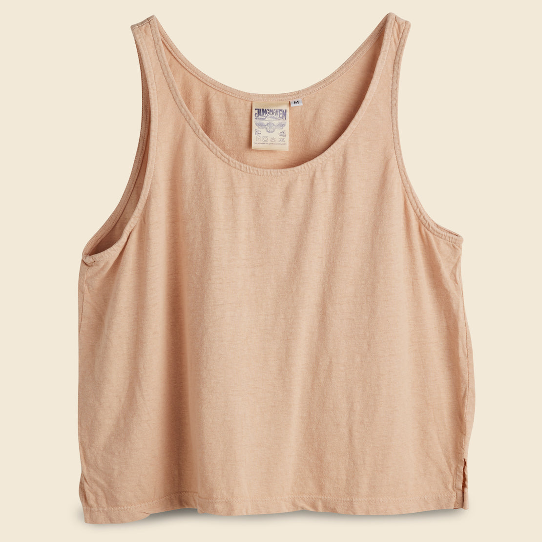 Jungmaven Cropped Tank - Dusty Pink