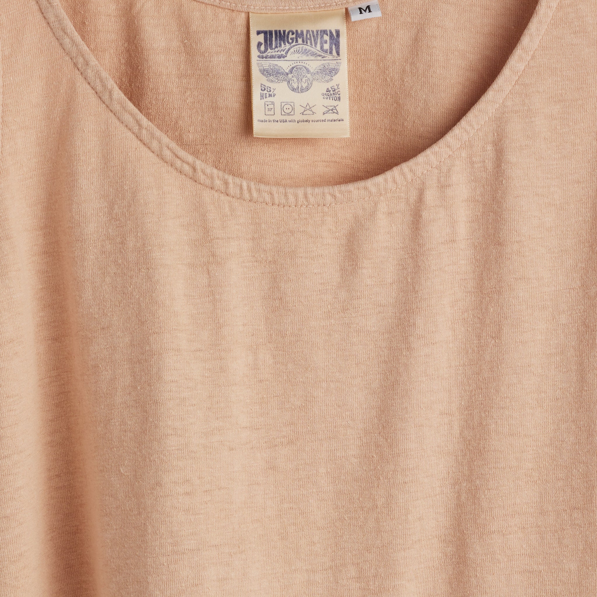 
                          Cropped Tank - Dusty Pink - Jungmaven - STAG Provisions - W - Tops - Sleeveless
                        