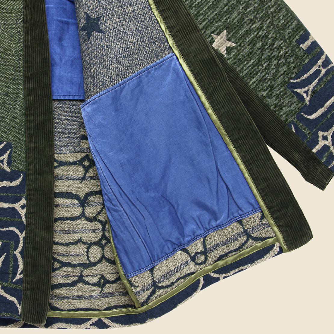 Ainu Betsy Ross Sha-Ka Jacket - Green - Kapital - STAG Provisions - Outerwear - Coat / Jacket