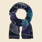 Furoshiki Five Rings Compressed Wool Scarf - Navy - Kapital - STAG Provisions - Accessories - Scarves