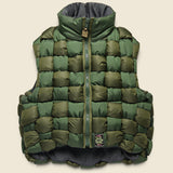 Keel-Weaving Ripstop Nylon Vest - Khaki - Kapital - STAG Provisions - Outerwear - Vest