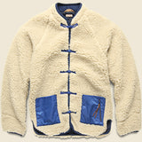 Makani Boa Fleece Jacket - Ecru - Kapital - STAG Provisions - Outerwear - Coat / Jacket