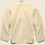 Makani Boa Fleece Jacket - Ecru - Kapital - STAG Provisions - Outerwear - Coat / Jacket