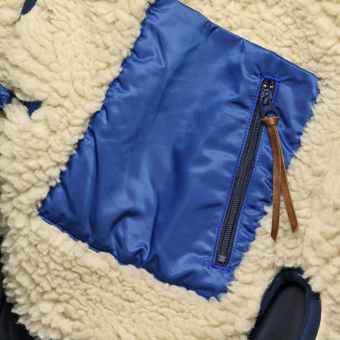 Makani Boa Fleece Jacket - Ecru - Kapital - STAG Provisions - Outerwear - Coat / Jacket