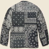 Samu Gauze Bandana Patchwork Quilt Work Blouson - Black - Kapital - STAG Provisions - Outerwear - Coat / Jacket