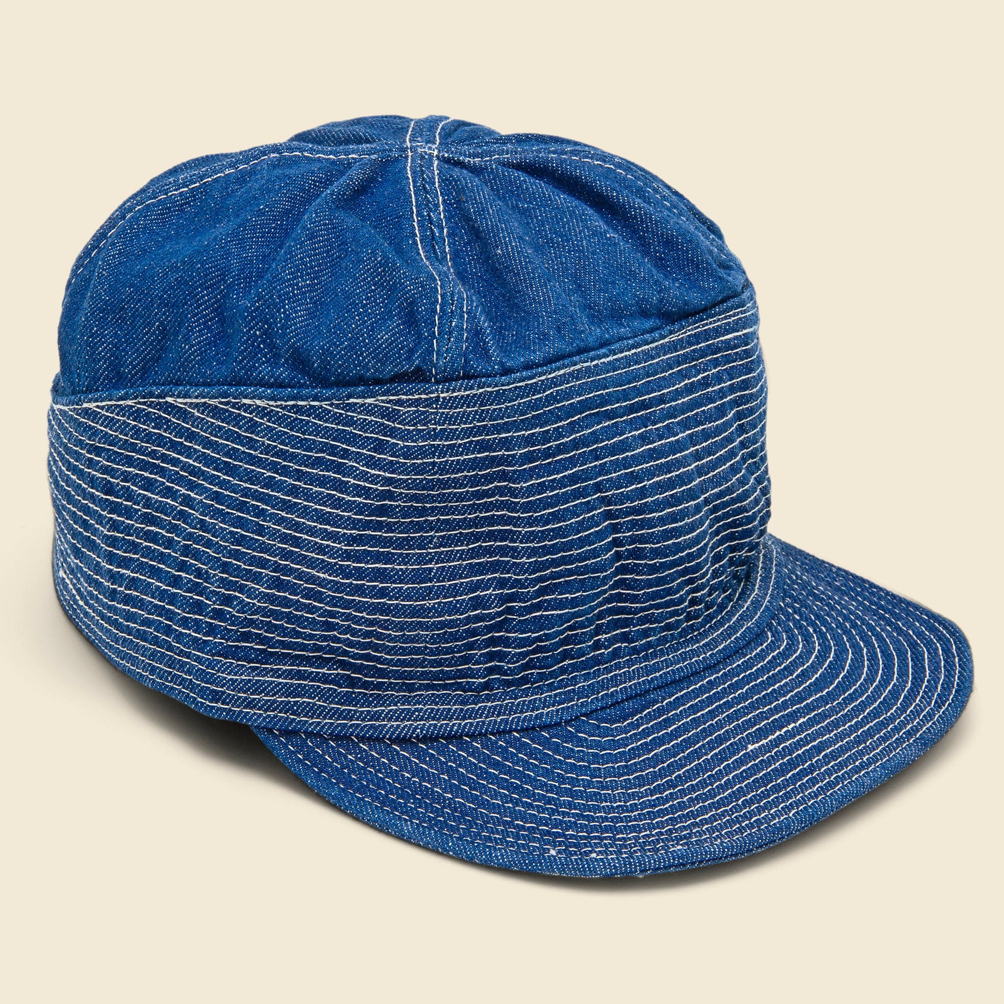 The Old Man and the Sea 12oz Denim Cap - Midtone - Kapital - STAG Provisions - Accessories - Gloves