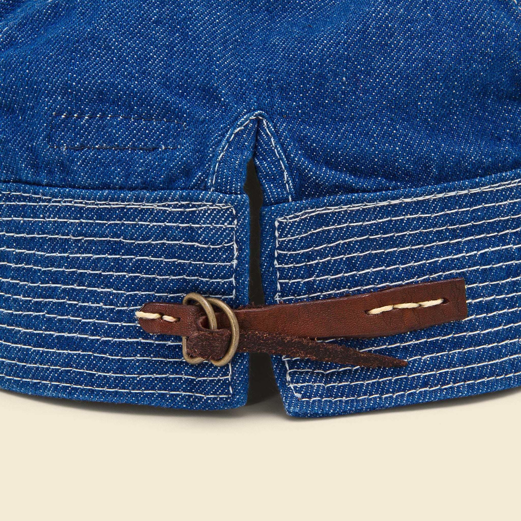 The Old Man and the Sea 12oz Denim Cap - Midtone - Kapital - STAG Provisions - Accessories - Gloves