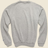 Battery Collage Fleece Sweatshirt - Grey - Kapital - STAG Provisions - Tops - Sweater