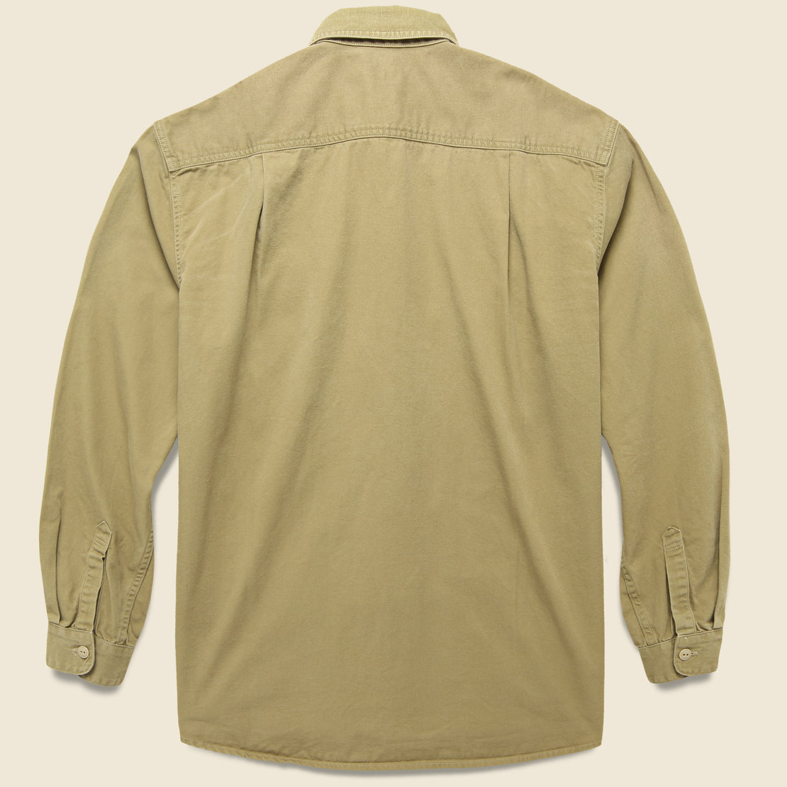 Kountry Kung Fu Chino Work Shirt - Beige - Kapital - STAG Provisions - Tops - L/S Woven - Solid