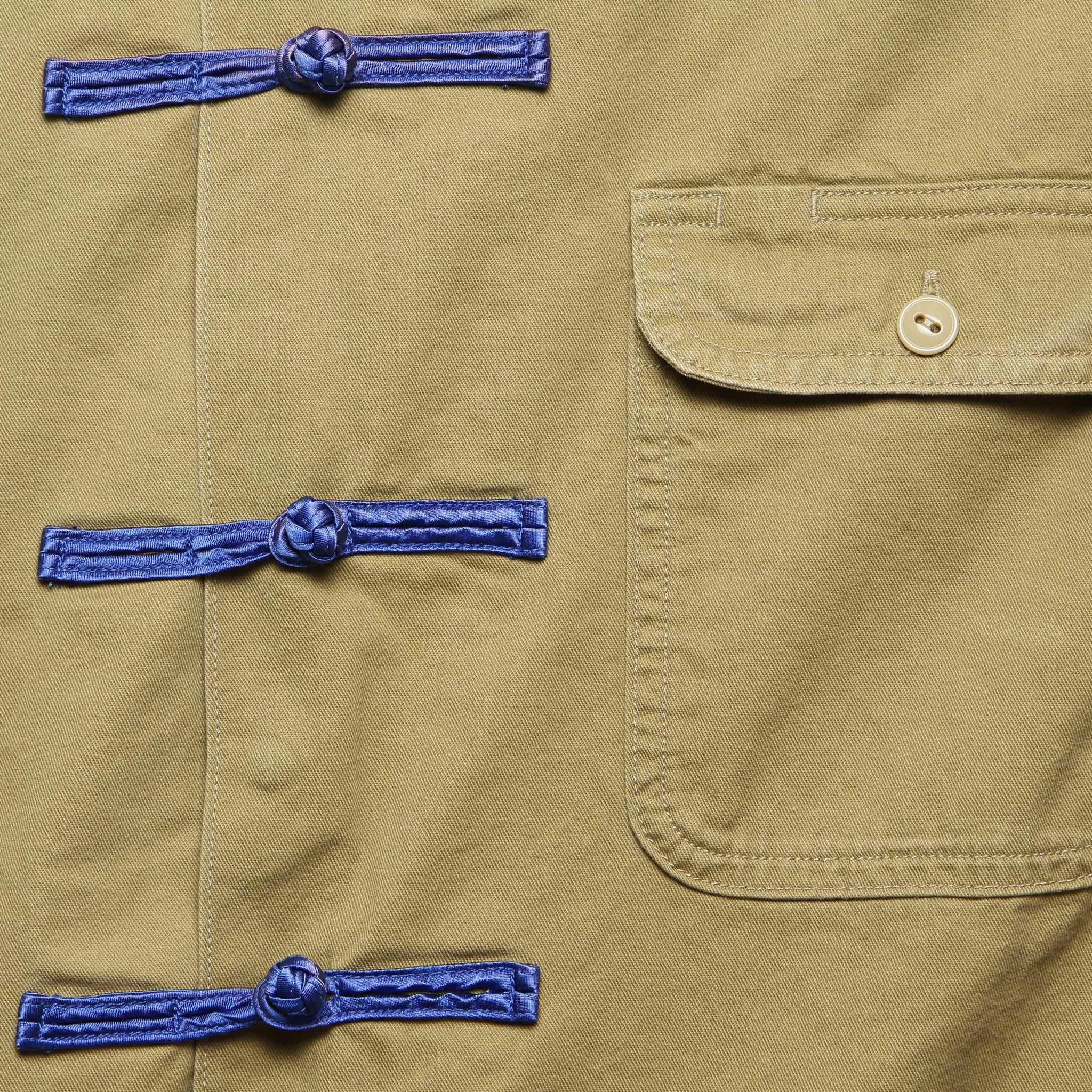 
                          Kountry Kung Fu Chino Work Shirt - Beige - Kapital - STAG Provisions - Tops - L/S Woven - Solid
                        