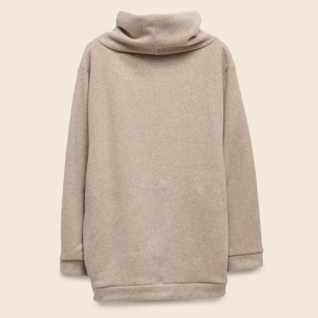Reverse Fleece Big High Neck Sweatshirt - Ecru - Kapital - STAG Provisions - W - Tops - L/S Fleece