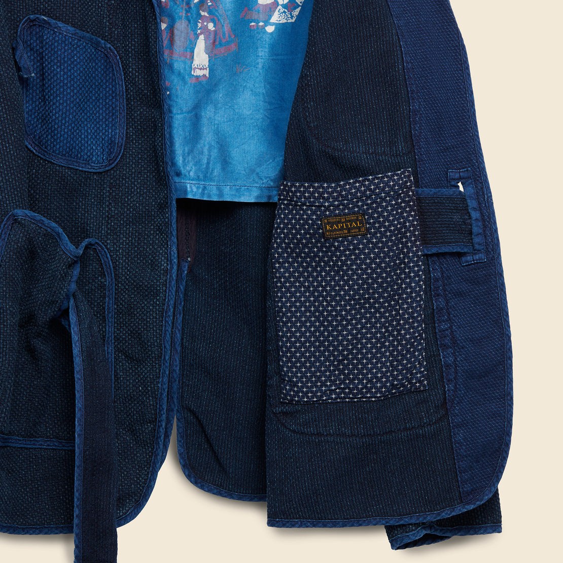 Do-Gi Canvas Jacket - Indigo - Kapital - STAG Provisions - W - Outerwear - Coat/Jacket