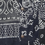 Flannel Reversible Bandana 1st Jacket - Black/Khaki - Kapital - STAG Provisions - Outerwear - Coat / Jacket