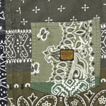 Flannel Reversible Bandana 1st Jacket - Black/Khaki - Kapital - STAG Provisions - Outerwear - Coat / Jacket
