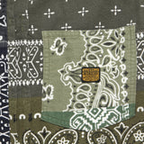 Flannel Reversible Bandana 1st Jacket - Black/Khaki - Kapital - STAG Provisions - Outerwear - Coat / Jacket