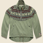 Chino x BIRDS-EYE Fleece NORDIC Anorak - Khaki - Kapital - STAG Provisions - Outerwear - Coat / Jacket