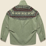 Chino x BIRDS-EYE Fleece NORDIC Anorak - Khaki - Kapital - STAG Provisions - Outerwear - Coat / Jacket