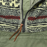 Chino x BIRDS-EYE Fleece NORDIC Anorak - Khaki - Kapital - STAG Provisions - Outerwear - Coat / Jacket