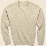 7G Wool SMILIE Crew Sweater - Beige - Kapital - STAG Provisions - Tops - Sweater