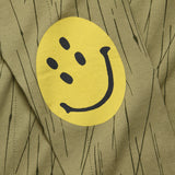 RAIN CAMO Jersey Crew Long Sleeve Tee (SMILE Patch) - Khaki - Kapital - STAG Provisions - Tops - L/S Tee