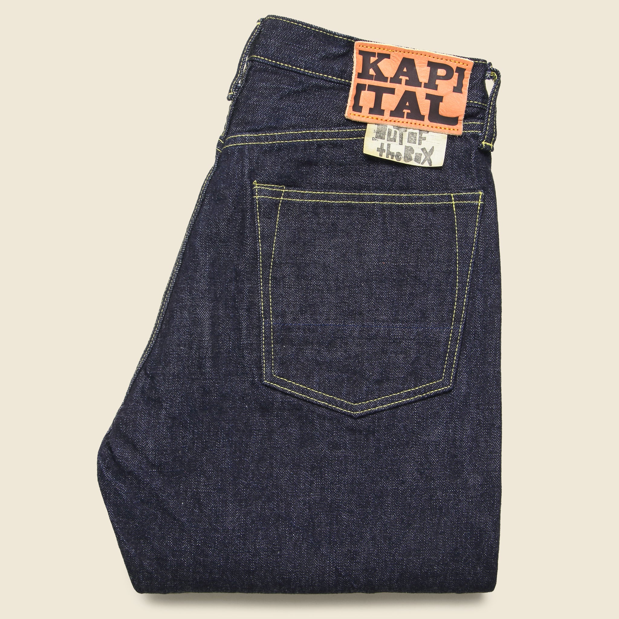 
                          14oz Denim 5P MONKEYCISCO Pants - One Wash - Kapital - STAG Provisions - Pants - Denim
                        