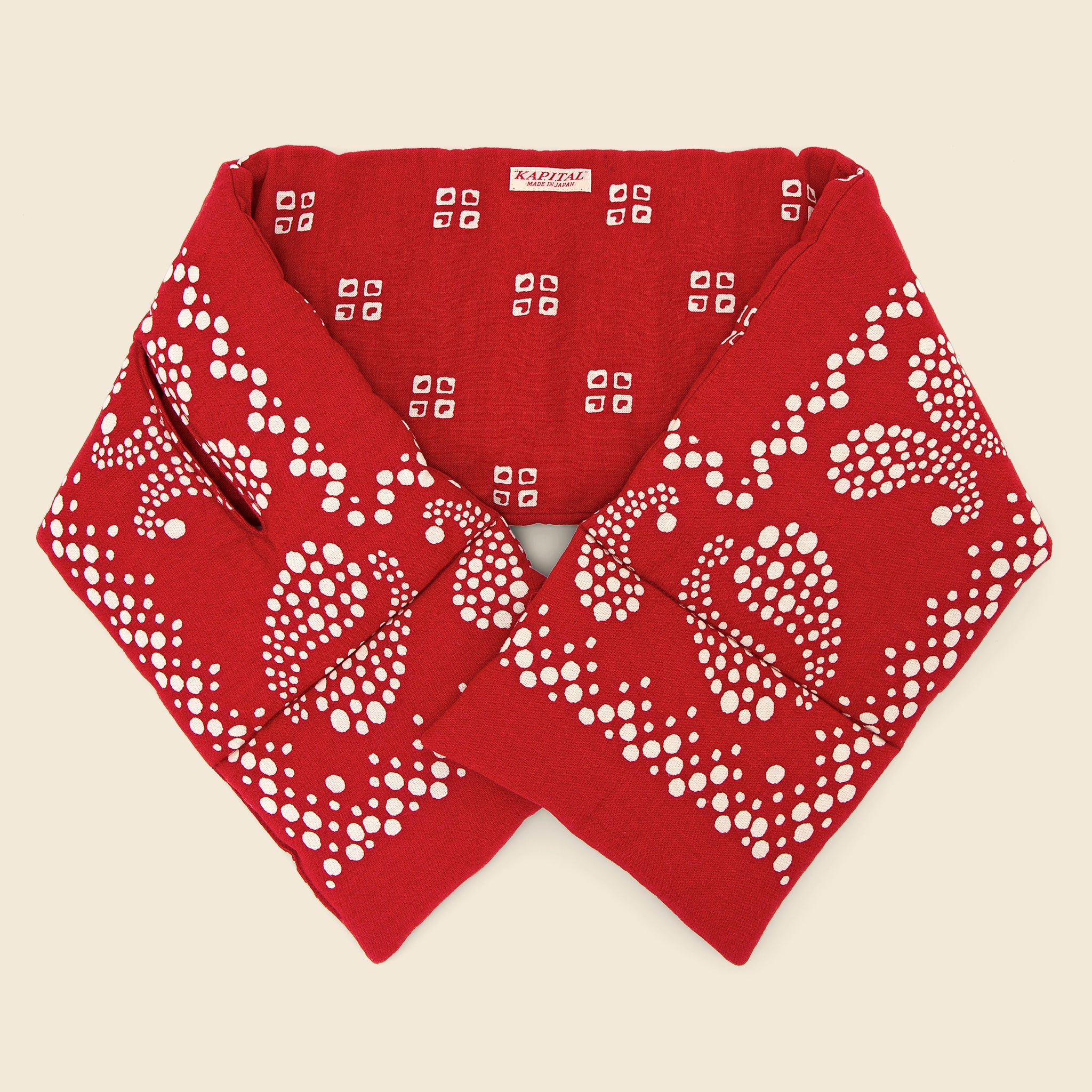 Linen Rayon Bandana KESA Scarf - Red - Kapital - STAG Provisions - Accessories - Scarves