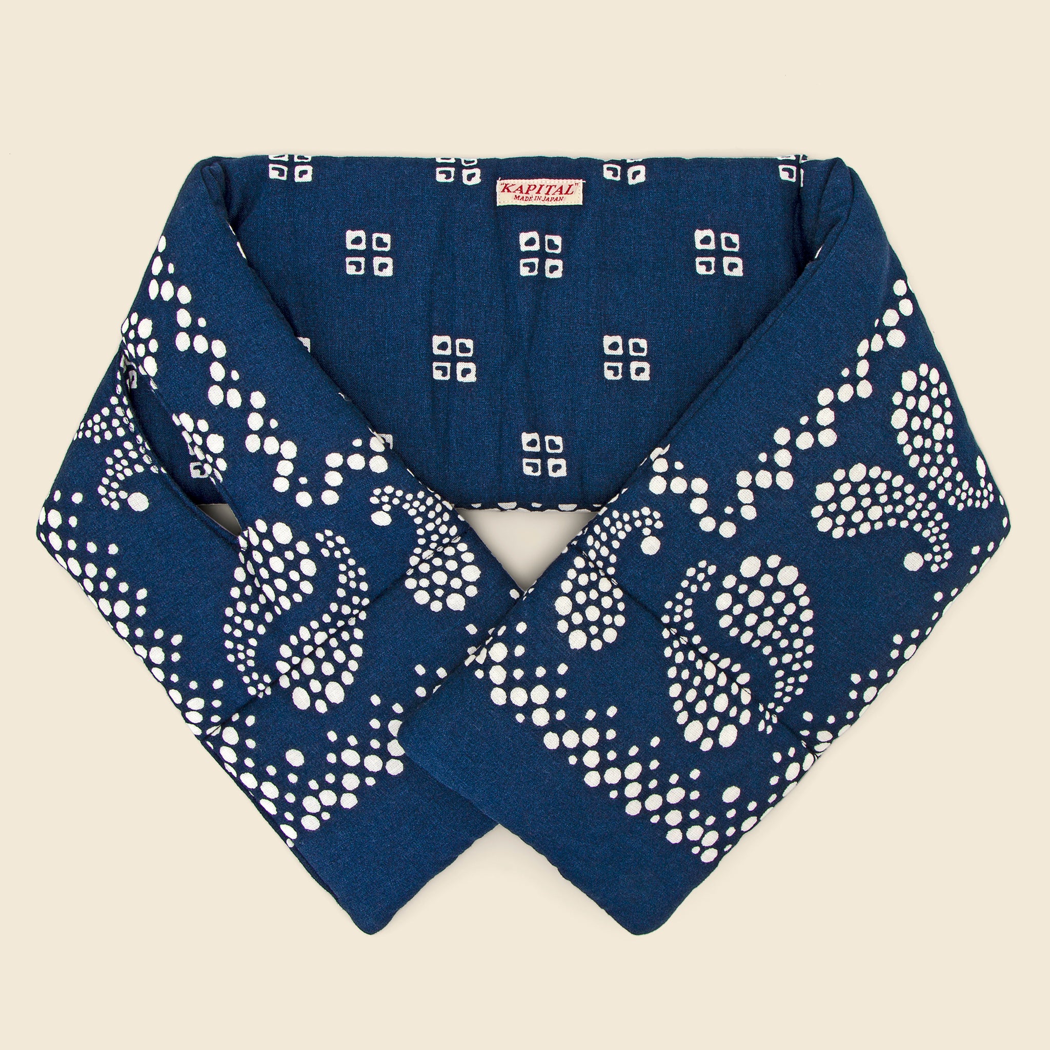 Bandana Kesa Scarf - Navy - Kapital - STAG Provisions - Accessories - Scarves