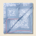 Fastcolor Selvedge Bandana (TUNA DANCE) - Sax - Kapital - STAG Provisions - Accessories - Bandanas