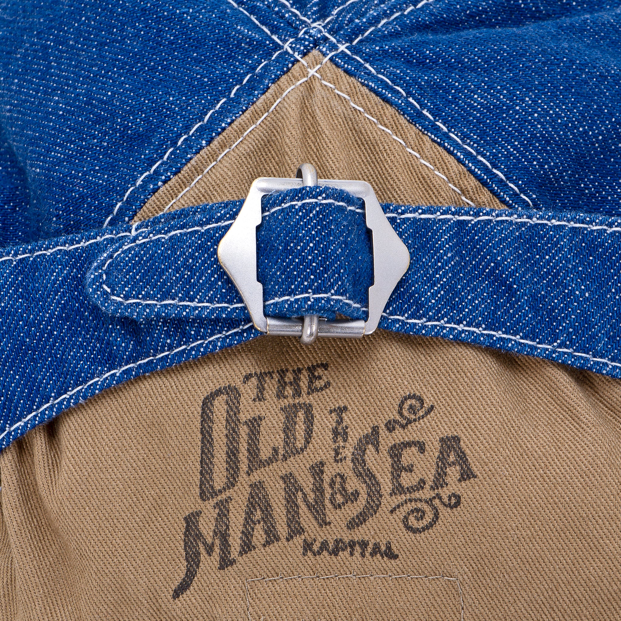 11.5oz Denim THE OLD MAN AND THE SEA Cap - Midtone - Kapital - STAG Provisions - Accessories - Hats