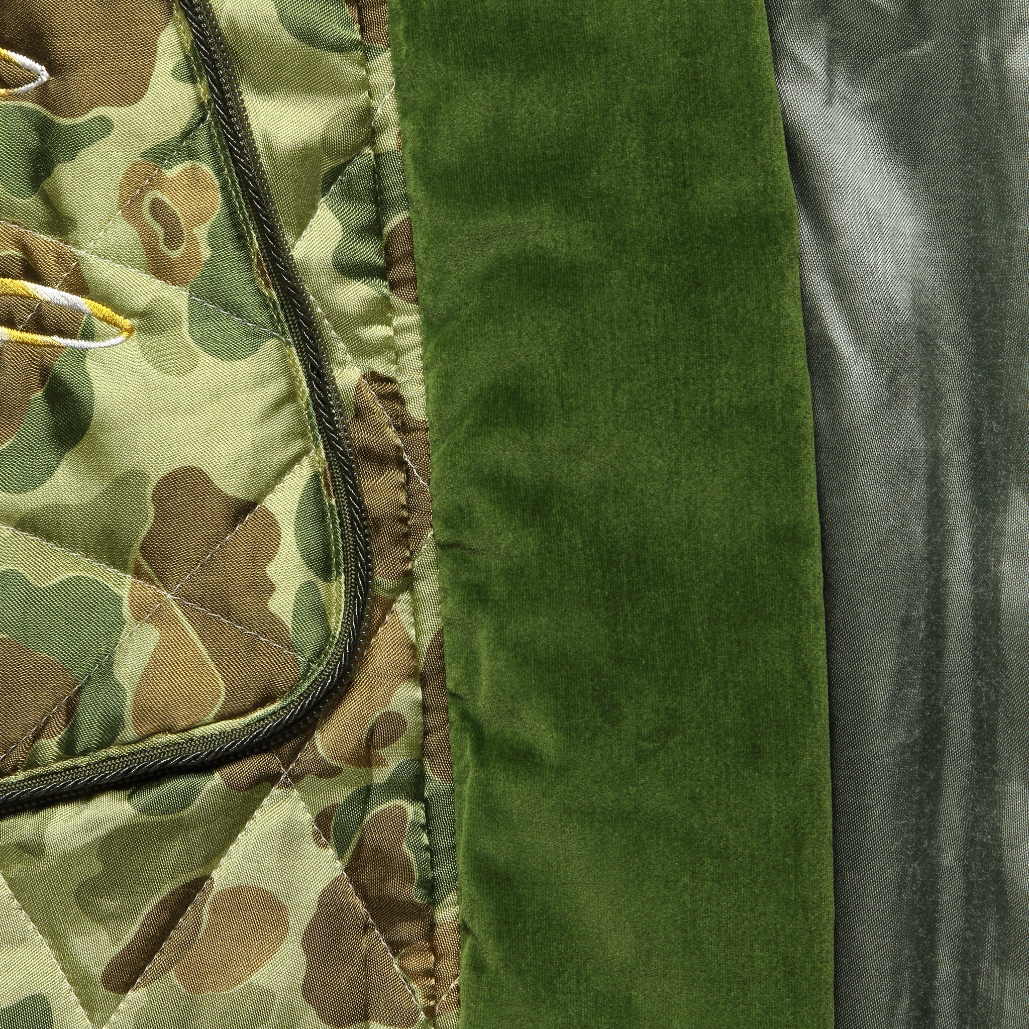 Quilted CAMO KESA SHAM Bomber Jacket - Beautiful Vietnam - Kapital - STAG Provisions - Outerwear - Coat / Jacket