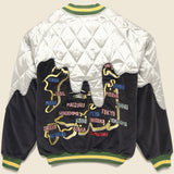 Sulfur Dyed Velvet TORO-TORO Souvenir Jacket - Black/Ecru - Kapital - STAG Provisions - Outerwear - Coat / Jacket