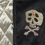 Sulfur Dyed Velvet RAIN SKULL Souvenir Jacket - Black - Kapital - STAG Provisions - Outerwear - Coat / Jacket