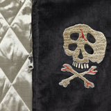 Sulfur Dyed Velvet RAIN SKULL Souvenir Jacket - Black - Kapital - STAG Provisions - Outerwear - Coat / Jacket