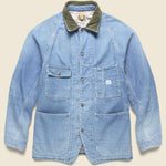 8oz Denim Lined Cactus Coverall - Light Indigo - Kapital - STAG Provisions - Outerwear - Coat / Jacket