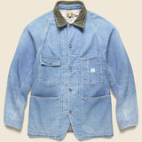 8oz Denim Lined Cactus Coverall - Light Indigo - Kapital - STAG Provisions - Outerwear - Coat / Jacket