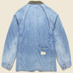 8oz Denim Lined Cactus Coverall - Light Indigo - Kapital - STAG Provisions - Outerwear - Coat / Jacket