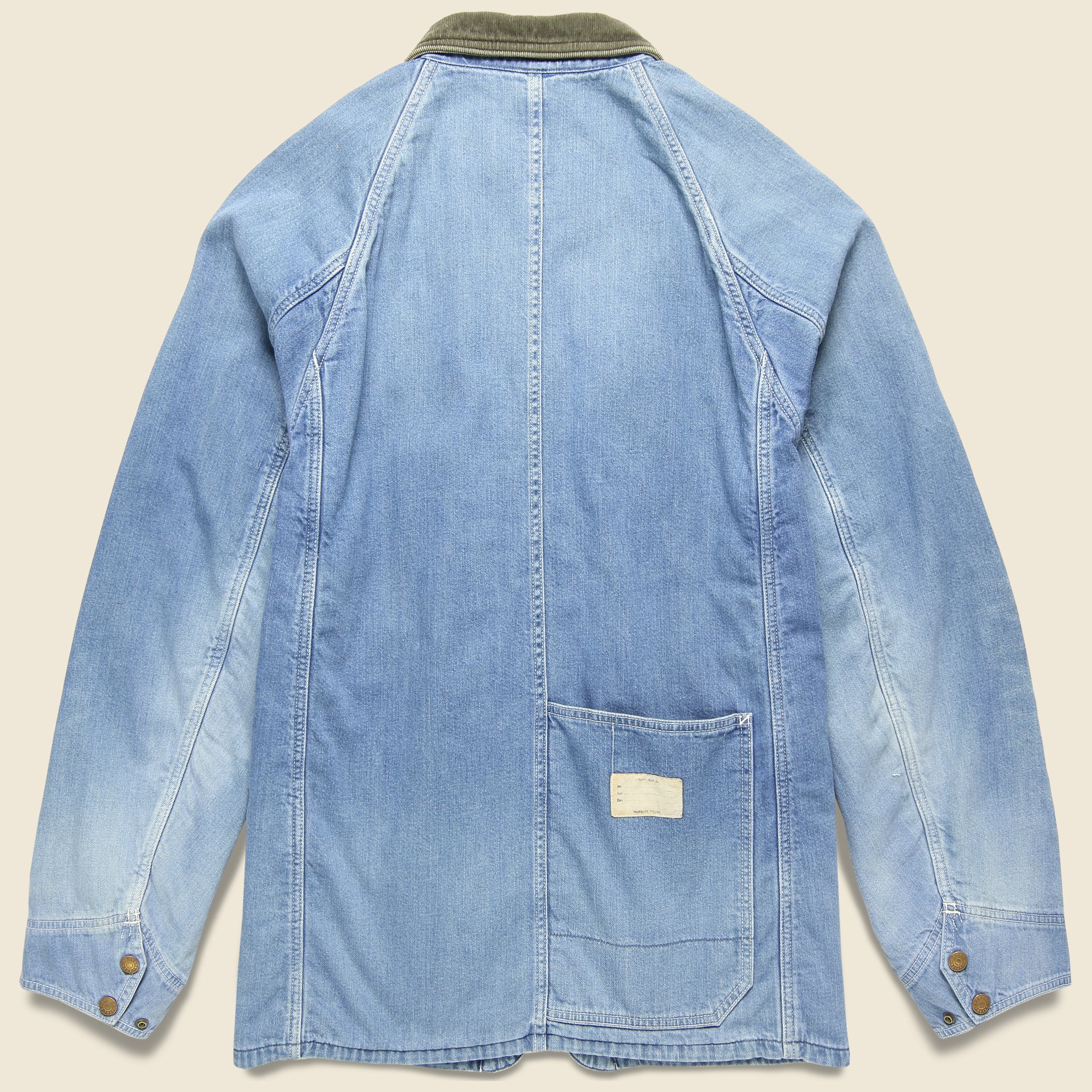8oz Denim Lined Cactus Coverall - Light Indigo - Kapital - STAG Provisions - Outerwear - Coat / Jacket