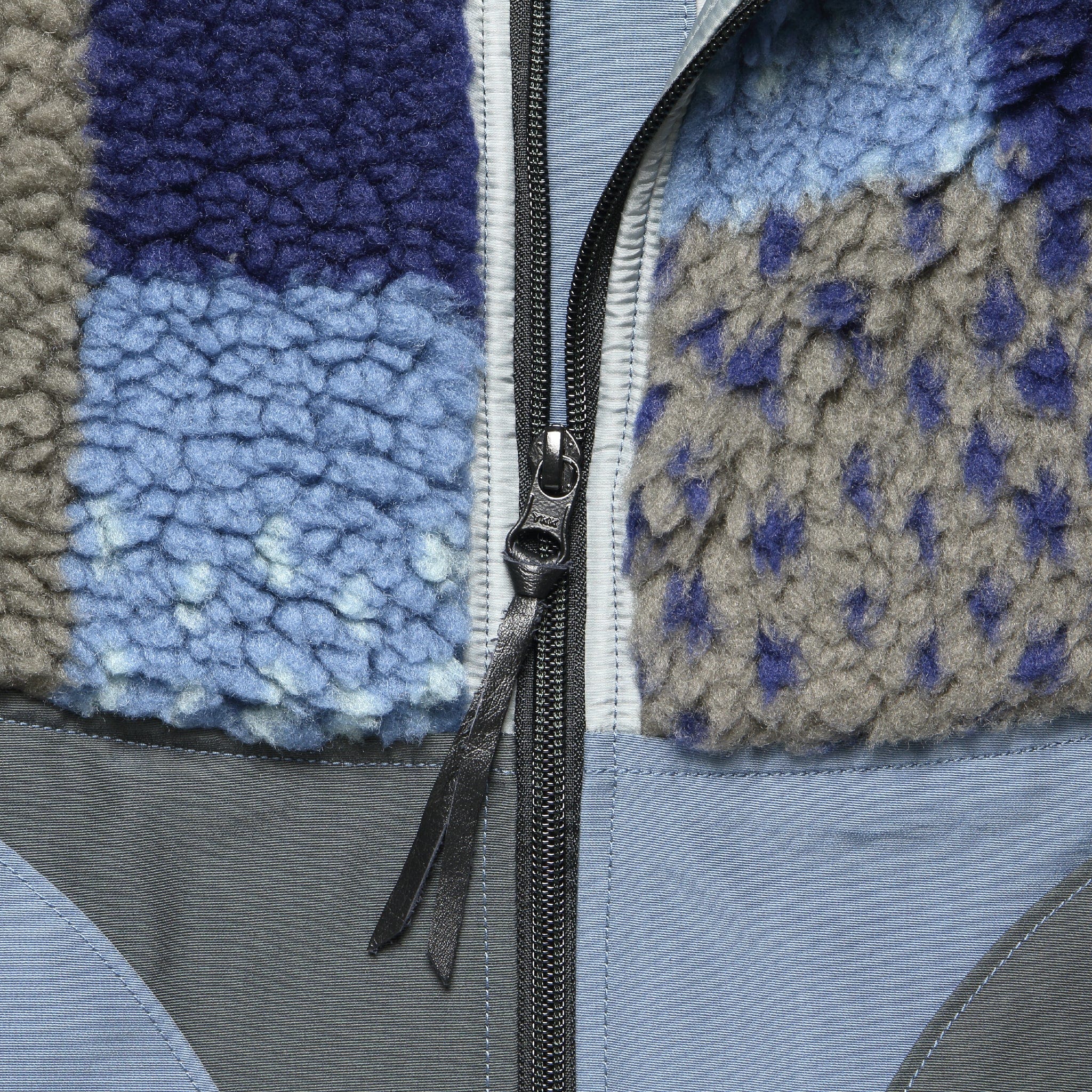 TUGIHAGI Fleece HUTTE Patchwork Vest - Navy - Kapital - STAG Provisions - Outerwear - Vest