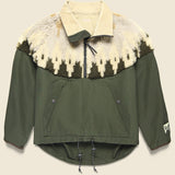 BOA Fleece NORDIC Anorak - Brown - Kapital - STAG Provisions - Outerwear - Coat / Jacket