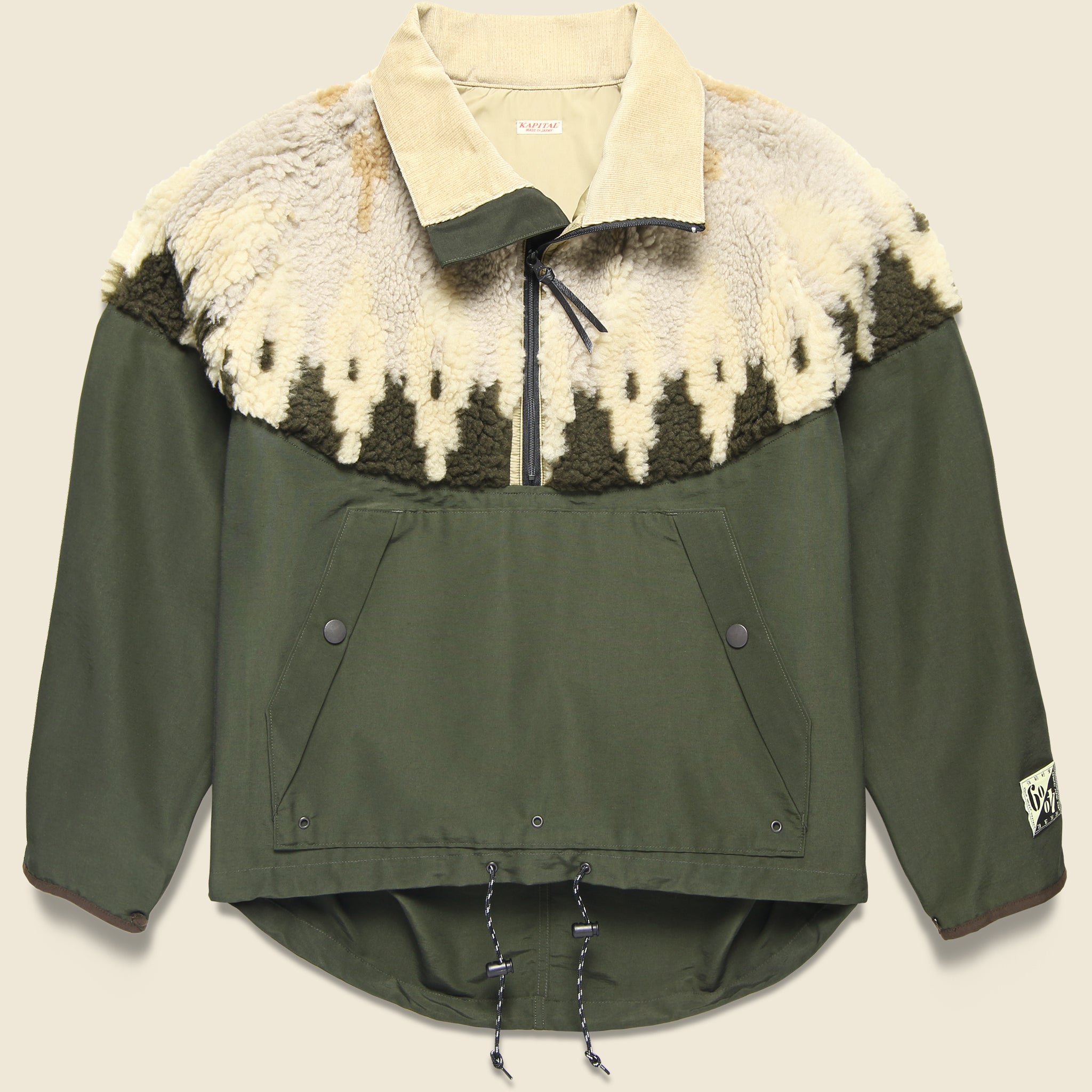 BOA Fleece NORDIC Anorak - Brown - Kapital - STAG Provisions - Outerwear - Coat / Jacket