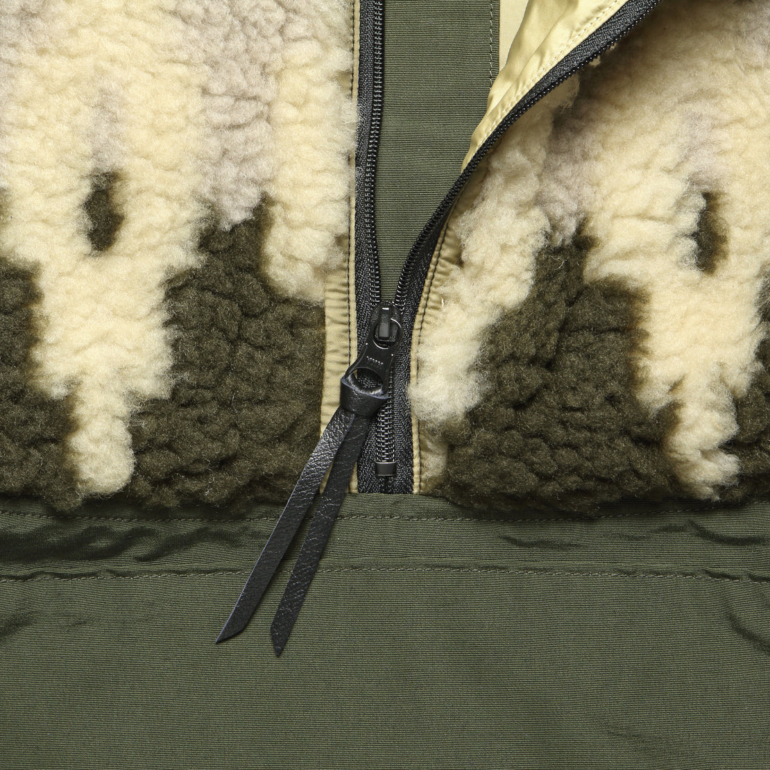 BOA Fleece NORDIC Anorak - Brown - Kapital - STAG Provisions - Outerwear - Coat / Jacket