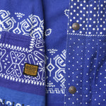 Flannel Polka Dot x Bandana Reversible Jacket - Blue - Kapital - STAG Provisions - Outerwear - Coat / Jacket