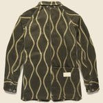 Corduroy DRUNK STRIPE CACTUS Coverall - Khaki - Kapital - STAG Provisions - Outerwear - Coat / Jacket