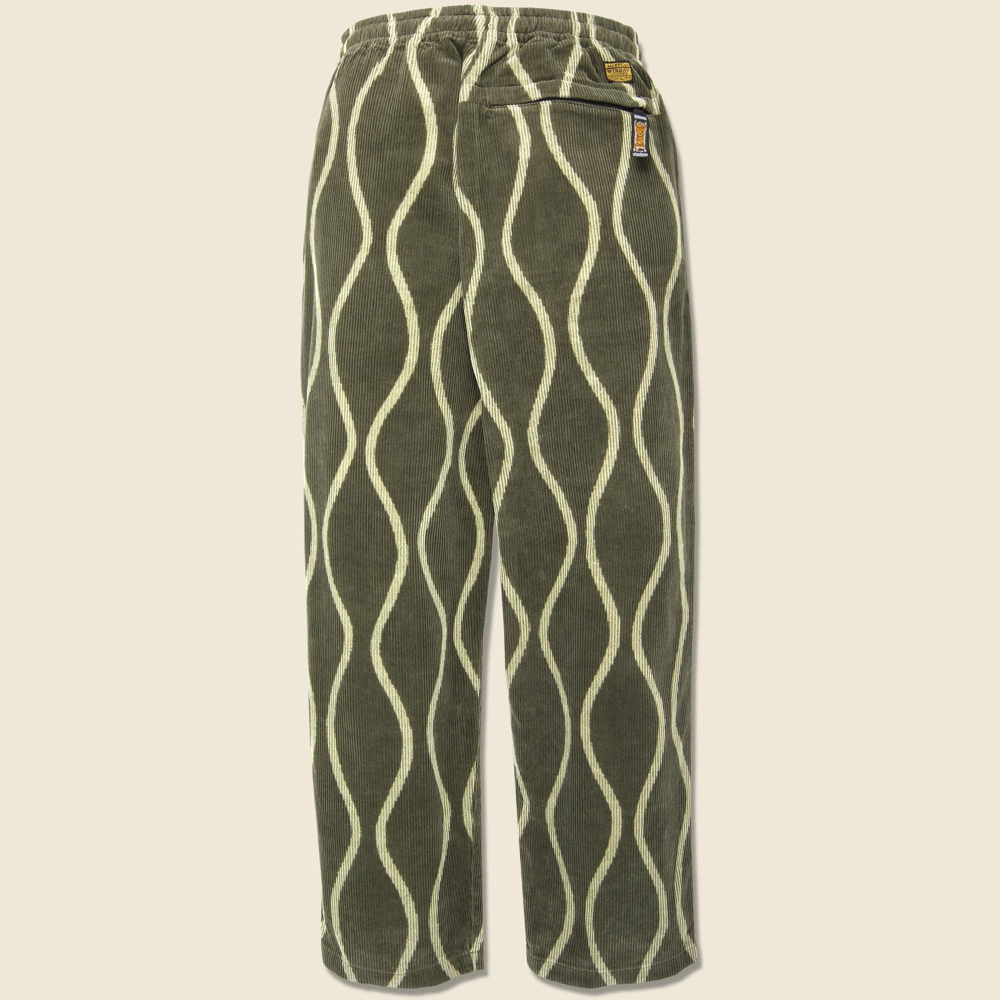 
                          Corduroy DRUNK STRIPE EASY Pants - Khaki - Kapital - STAG Provisions - Pants - Corduroy
                        