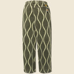 Corduroy DRUNK STRIPE EASY Pants - Khaki - Kapital - STAG Provisions - Pants - Corduroy