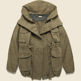 Katsuragi Cotton RING Coat - Khaki - Kapital - STAG Provisions - Outerwear - Coat / Jacket
