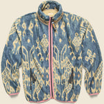 JAVA KASURI Fleece Zip Blouson - Navy - Kapital - STAG Provisions - Outerwear - Coat / Jacket