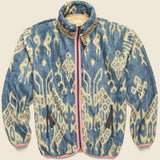 JAVA KASURI Fleece Zip Blouson - Navy - Kapital - STAG Provisions - Outerwear - Coat / Jacket